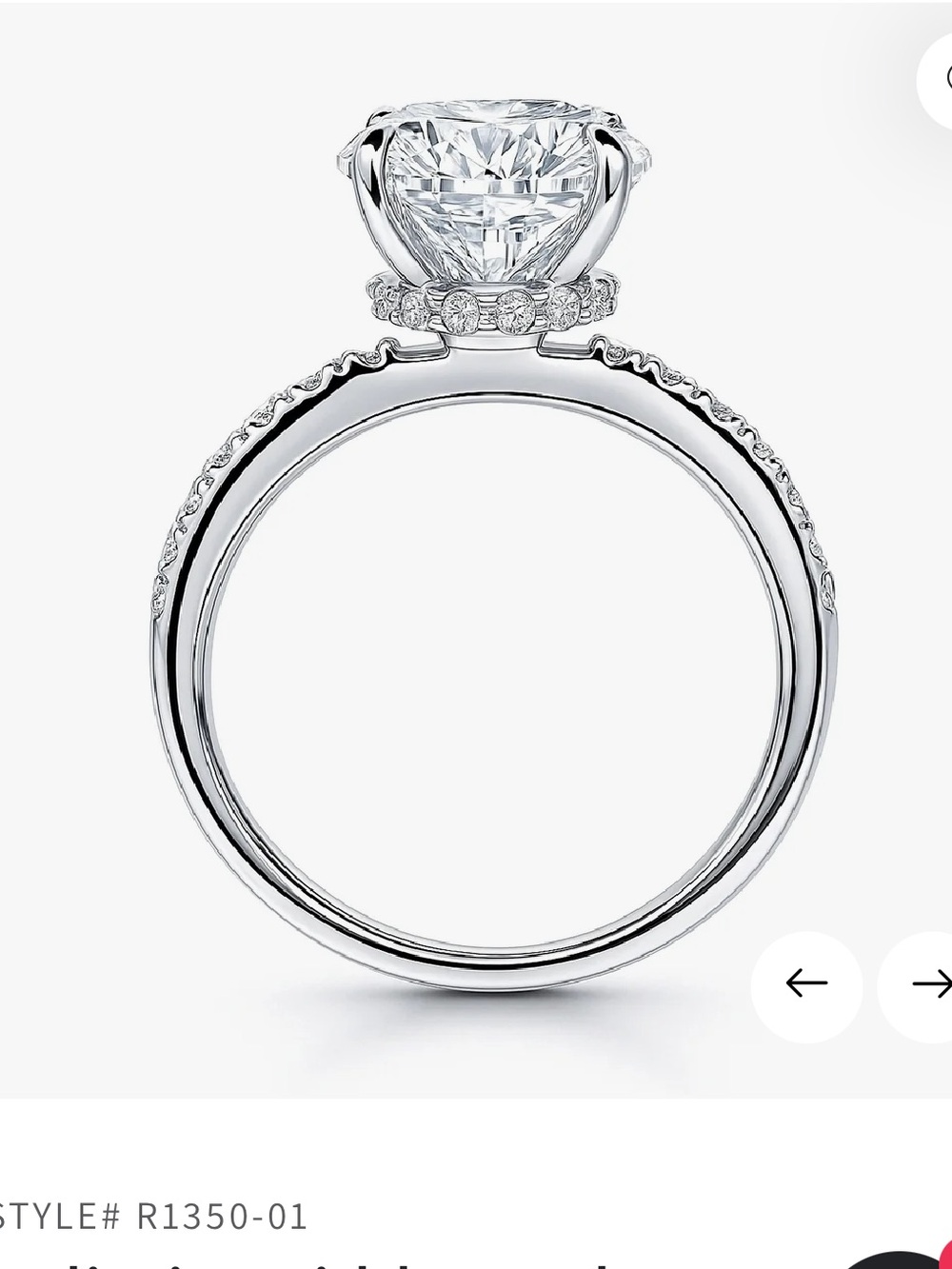 Berricle Solitaire Hidden Halo 2.7ct CZ Ring in Sterling Silver Size 5